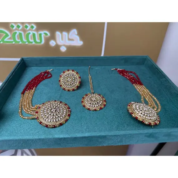 DESI SAHARA EARRING/TIKKA /RING