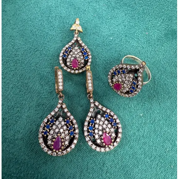 STERLING SILVER AUTHENTIC STONES