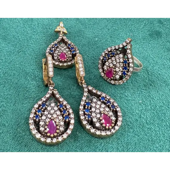 STERLING SILVER AUTHENTIC STONES