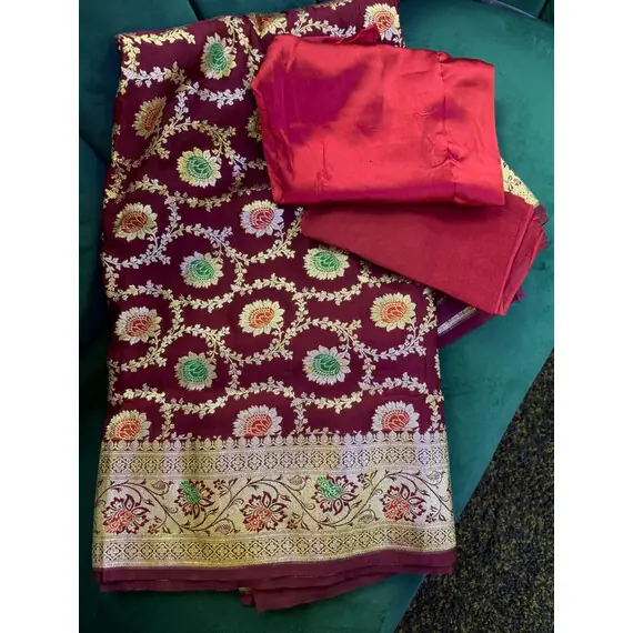 MEENAKARI KATAN SILK SAREE