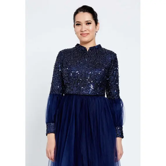 MODEST LONG SLEEVE MAXI GOWN