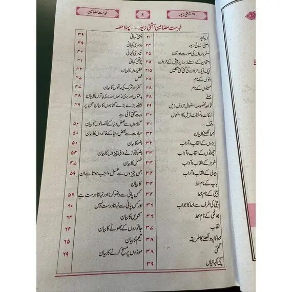 BAHISHTI ZEVAR HEAVENLY ORNAMENTS(BAHISHTI ZEWAR)
