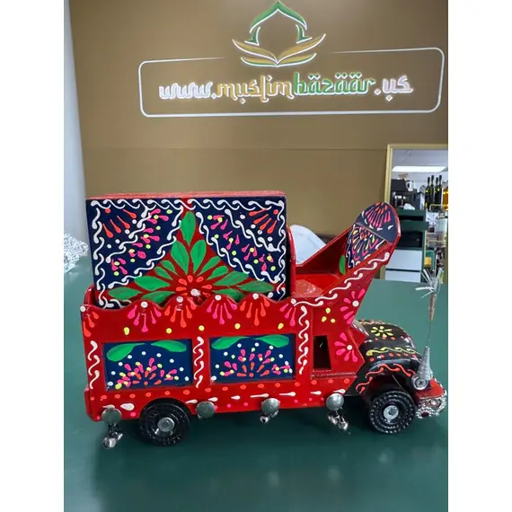 PAKISTANI TRUCK ART-6 COASTERS WITH 3 PEN HOLDERS