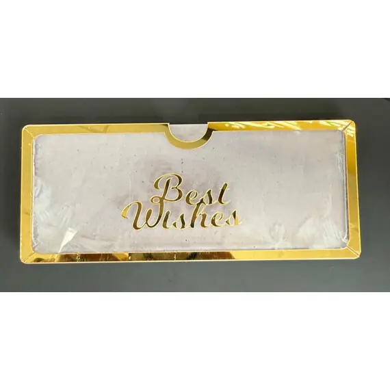ELEGANT ACRYLIC BEST WISHES ENVELOPE