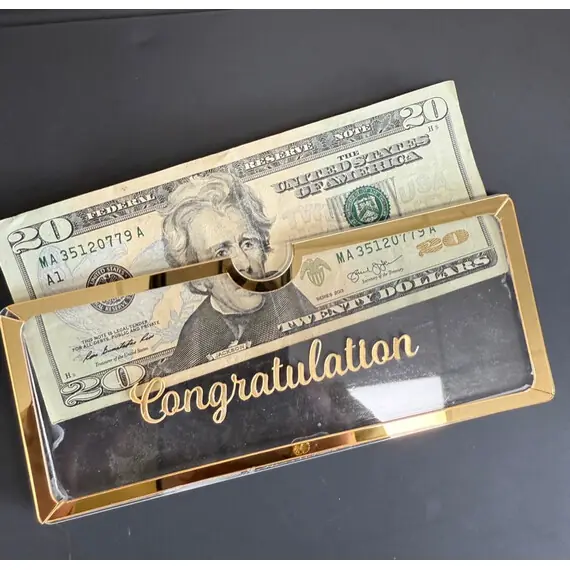 ELEGANT ACRYLIC CONGRATULATIONS ENVELOPE