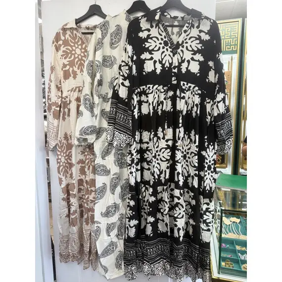 COTTON LONG DRESS