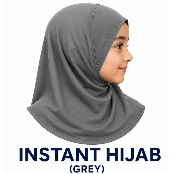 BURHAN GIRLS K–5 UNIFORM SET + HIJAB (QUARTER SLEEVE)