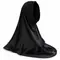 Plain black hijab – ghost mannequin