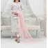 ORGANZA FLORAL PARTY WEAR WITH CLUTCH