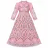 YOUNG GIRL FANCY MAXI DRESS NET