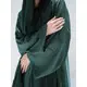DUBAI PLAIN GREEN ABAYA