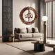 AYATUL KURSI WOODEN CIRCULAR DESIGN