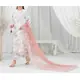 ORGANZA FLORAL PARTY WEAR WITH CLUTCH