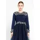 TK LONG SLEEVE MAXI TULLE GOWN