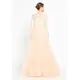 TK LONG SLEEVE MAXI TULLE GOWN
