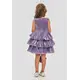 GIRLS LAVENDER BLOOM TULLE DRESS