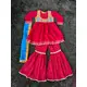 KIDS CHIFFON RED GOLD
