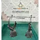 BLACK JHUMKA EARRINGS