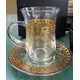 TEA CUP GLASS SET HEAVY DUTY 12PCS 5OZ