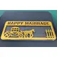 HEAVY ACRYLIC HAPPY MARRIAGE ENVELOPE