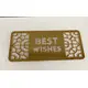 HEAVY ACRYLIC BEST WISHES ENVELOPE